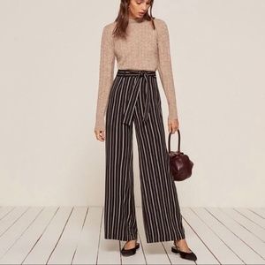 Reformation Belmont Pant in Sorrento Stripe
